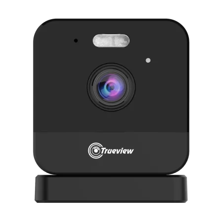 Front view of the WiFi Cube Camera displaying the 3MP lens and compact cube design for seamless home monitoring.