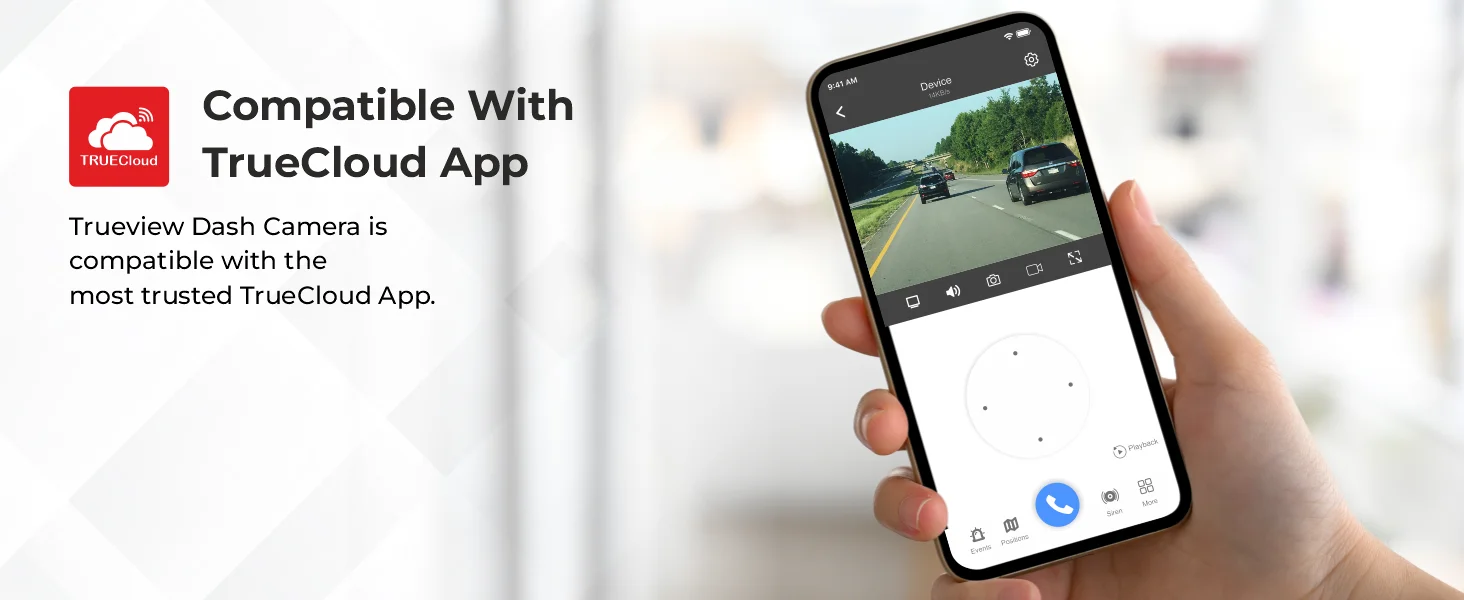2MP Dash Camera With Built-In G-Sensor 4 TrueCloud App