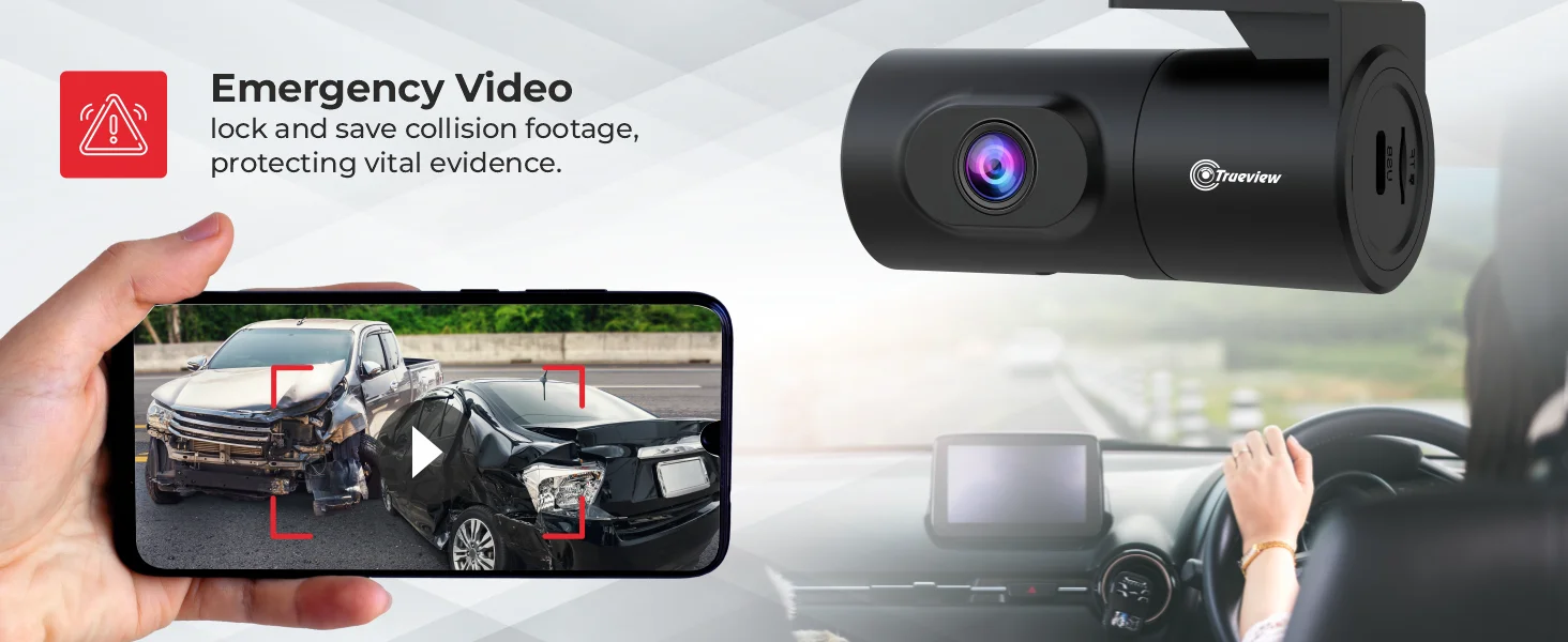 Dash camera with Emergency Video