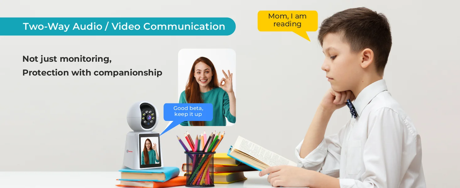 3MP Wi-Fi PT Camera With Built-in Screen 5 3MP Wi Fi PT Camera With Built in Screen 14