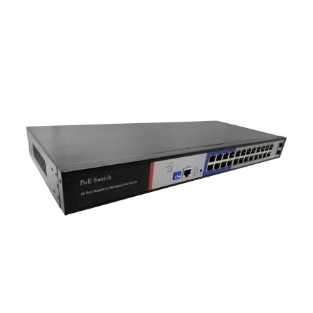 24+2+1 Port Layer 2 Managed AI PoE Switch