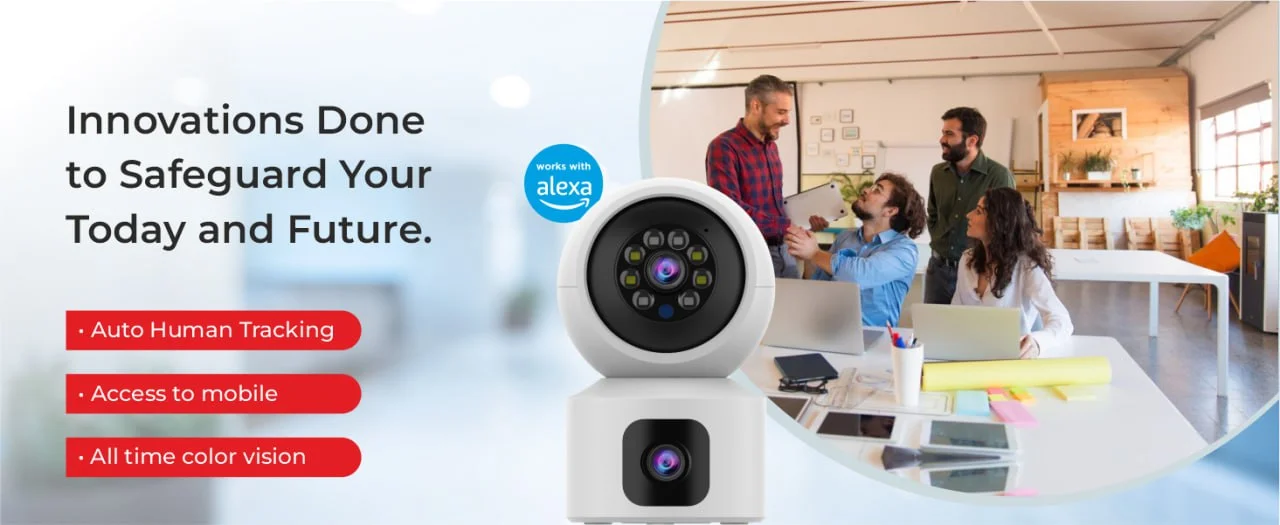 2MP+2MP Smart Linkage Robot Tracking Camera 6 photo 2024 02 06 18 07 48