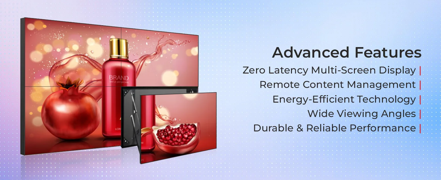 55 Inch Video Wall Monitor 0.8mm 5 Video Wall Monitor A 03